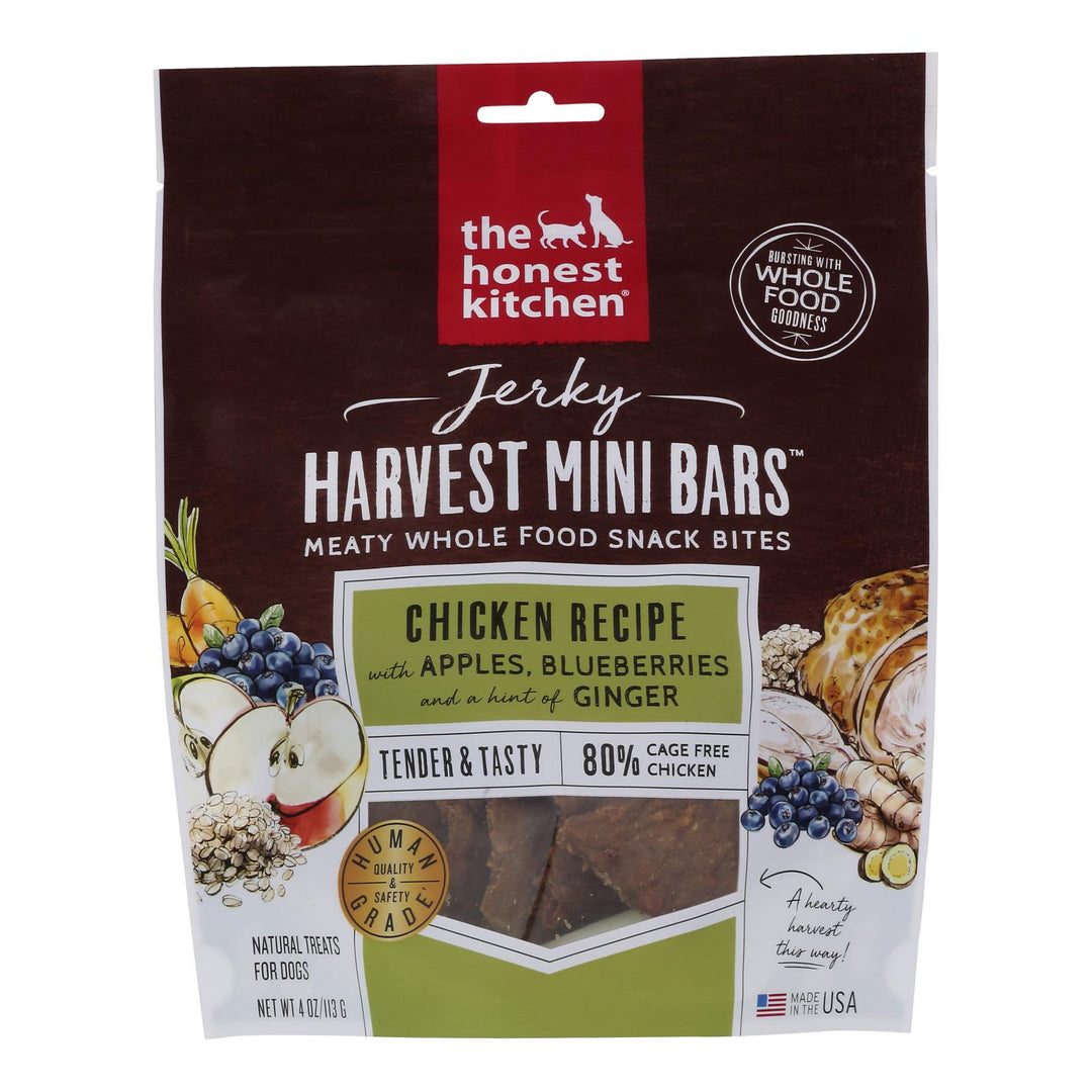 The Honest Kitchen - Dog Trt Jrky Mini Br Chicken - Case Of 6 - 4 Oz - Maras Green